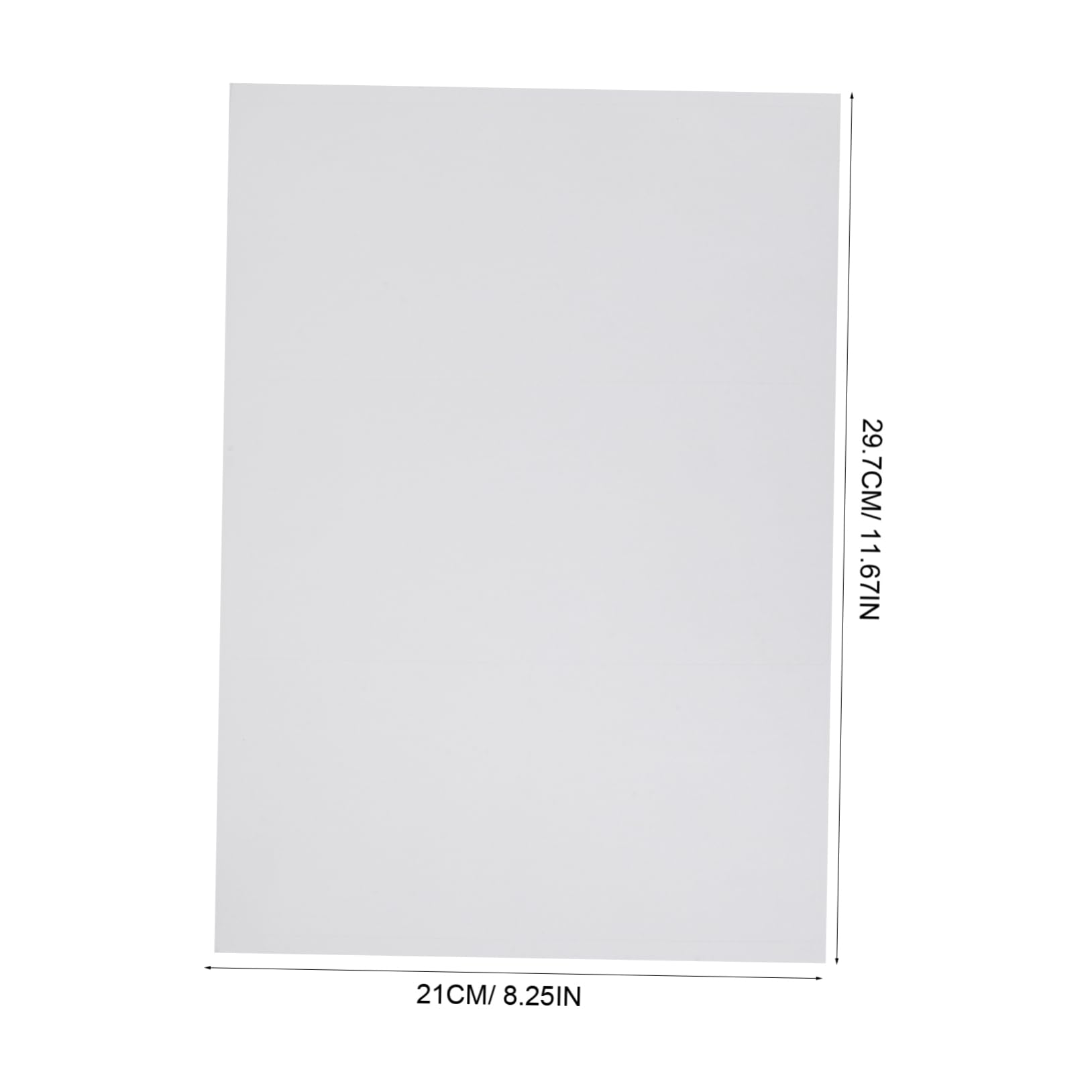 Papel Adhesivo Imprimible A4 Blanco 100 Hojas, Etiquetas