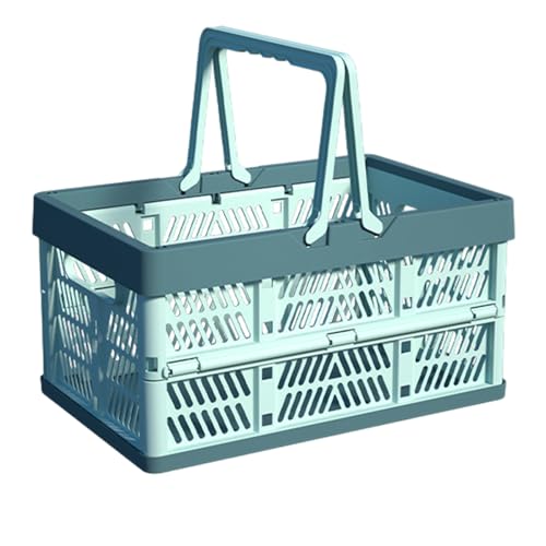Canasta De Compras - Cesta De Compras | Canasta De Picnic Con Manijas: Recipiente De Almacenamiento De Múltiples Postes Para Picnic, Viaje, Cocina, Baño, Dormitorio, Sala De