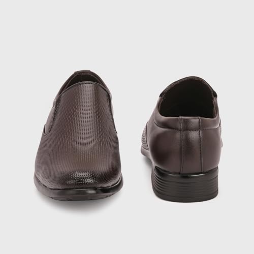 Image of Centrino Formal Shoes for Men | Lightweight Comfortable Office Shoes for Man Stylish | Cushioned Insole Lace-Up Shoes for Men | Durable TPR Sole | Trendy Classic Design Footwear for Men (8114)