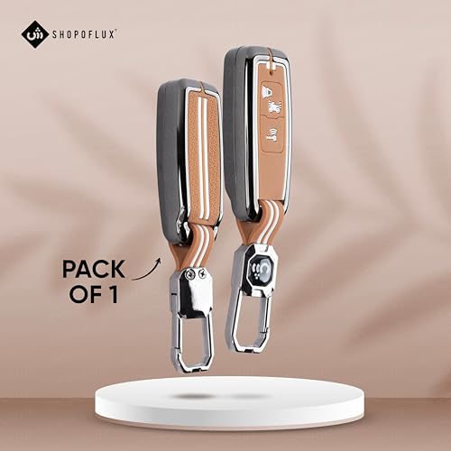 Image of SHOPOFLUX Metal Key Cover Compatible with Honda Activa | Dio H-Smart