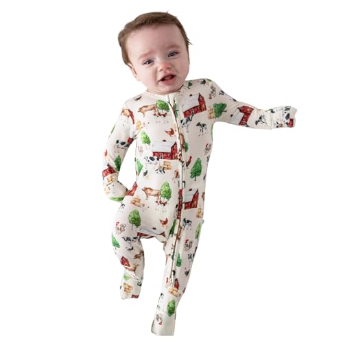Image of Posh Peanut Convertible Baby Sleepers - Footless Baby Pajamas with 2 Way Zipper for Easy Diaper Changes