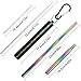 Eco Friendly Reusable Straws Set - Portable Metal Straws with Storage Case | Perfect for Water Juice Smoothies and On-the-Go Use with Easy Cleaning Accessories Versatile for All Beverages