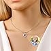 Imagen de SEIZOO Collar de proyección personalizado con colgante de foto personalizado