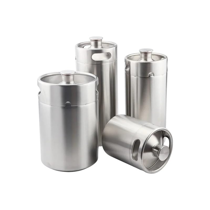 Barril/tanque de cerveza de 2 l, acero inoxidable 304