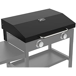 Glass Lid With Thermometer For Blackstone 28" Omnivore Griddle (2024+) - Hinged Hard Cover