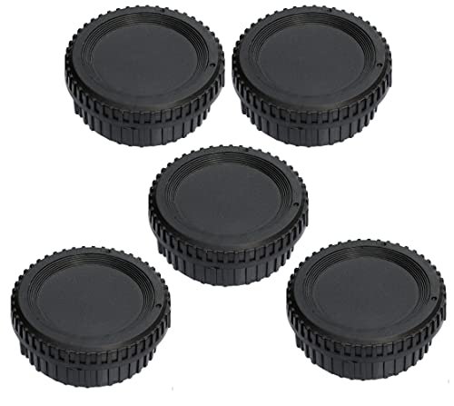 (5 Pack) F Mount Rear Lens Cap Body Cover Set, Nikkor Lens Cap, F Mount Body Cover, Ccd Sensor Dust Protective Caps, Compatible With Nikon Dslr Camera And Lenses #TOP24