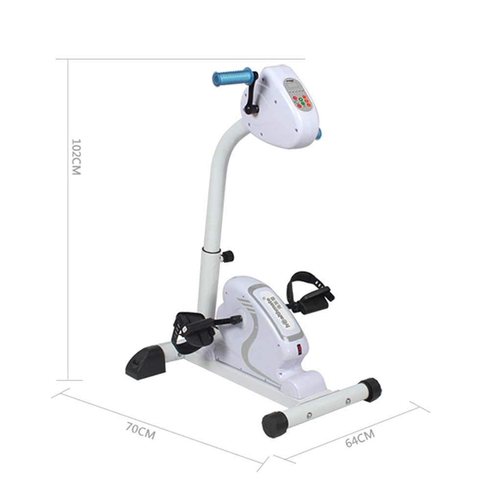 Przenośny Rower Treningowy Z Pedałami Trener Pedałów Elektroniczna Rehabilitacja Fizjoterapeutyczna Stacjonarny Rower Fitness Dla Osób Niepełnosprawnych I Osób Po Udarze Ćwiczenie Ramion I Nóg Mac,D