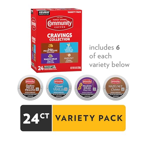 Image of Community Coffee Cravings Collection Variety Pack, 24 ct K-Cup Pods (Pack of 1)