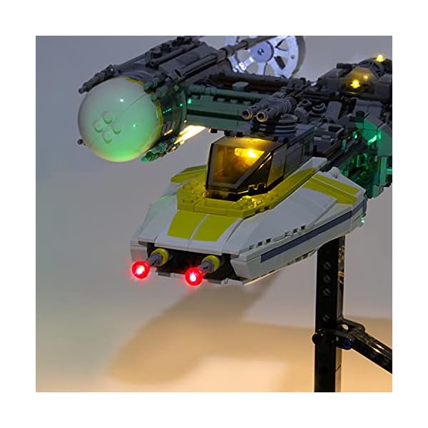 LED Light Up Kit Für (Star Wars Y-Wing Starfighter) Spielzeugmodelle Compatile Mit LEGO75181 (Nicht Das Modell… – Bild 5