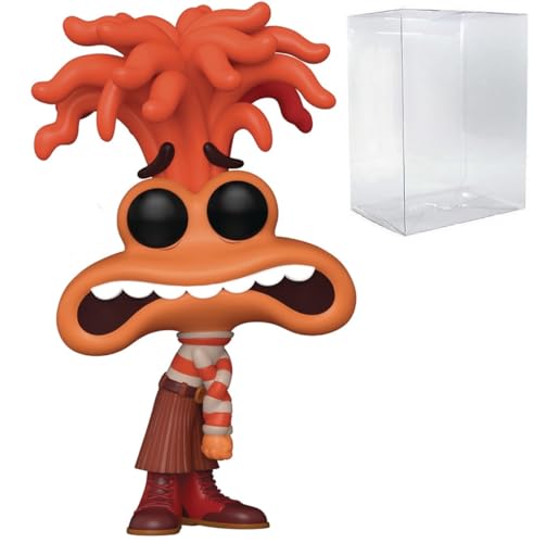 POP Disney Pixar: Inside Out 2 - Anxiety Funko Vinyl Figure (Bundled with Compatible Box Protector Case) Multicolor 3.75 inches