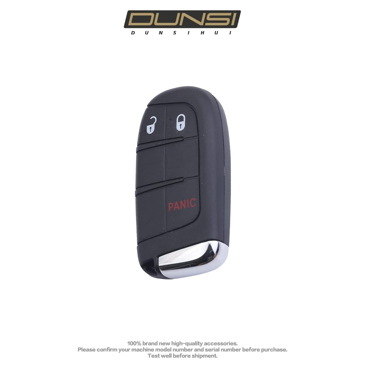 DUNSIHUI M3N-40821302 - Telecomando per auto con telecomando di controllo senza chiave, 433 MHz, 3 pulsanti, ricambio per veicoli Journey Durango Dart M3N40821302