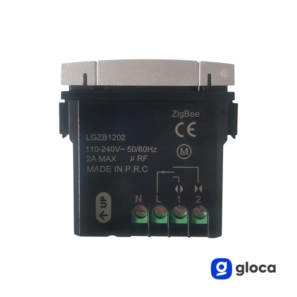 gloca Seria Zigbee E-SMART TUYA (HUB-DEVIATOR-DIMMER-TAPPAREL) kompatybilny z życiem (ZigBee Smart Connected Button do rolety Tuya)