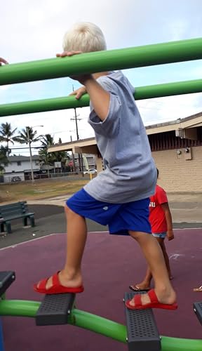 Image of J-Slips Kids Sandals - Comfortable Boys and Girls Jesus Jandals for Beach and Summer - Waterproof Hawaiian Slides in 12 Colors, Sandalias