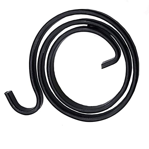 Young Wolf Metal 12x Turning Polished Lever Door Handles Spring Coil Replacement 2.5 Turns Coil for Left, Right Handed 3mm Thick, Black