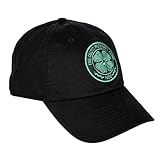 Desert Cactus Celtic FC Baseball Hat Scottish Bhoys Celts Football Soccer Brimmed Embroidered Hats Cap Adjustable Cloth Strap Adult (Style C1) Black