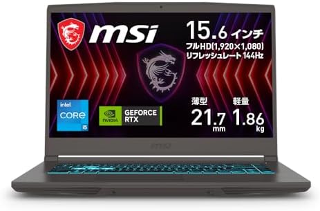 Amazon.co.jp: 【Amazon.co.jp限定】【RTX 3050搭載・薄型軽量】MSI 