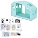 Asixxsix DIY Holzhaus, sicheres DIY Puppenhaus Kit, Imagination Holz Puppenhaus, ungiftige für Ihre DIY Familie Ihr Liebhaber