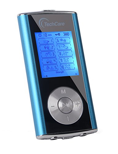 Techcare Mini Tens Unit Machine 10 Massage Modes Rechargeable Muscle Stimulator #TOP3