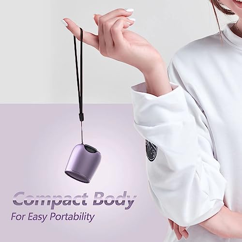 Image of INSMY C17-MAX, Waterproof Small Bluetooth Speaker, Rich Audio, Pairing, Portable, Handheld, Purple