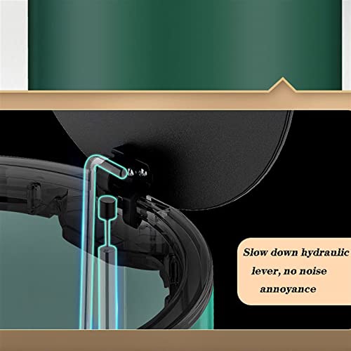 Papelera de acero inoxidable con base sellada para evitar malos olores 6