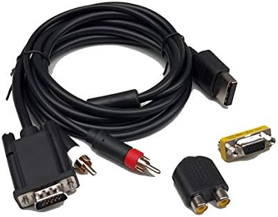 Link-e : Hochauflösendes VGA Kabel Kompatibel Mit Der SEGA Dreamcast Konsole (Audio/Video, Cinch Und VGA Adapter, PAL und NTSC...)