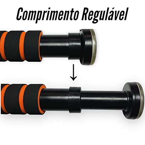 Barra de Porta Ajustável Fixa Pegada Macia Foam Odin Fit