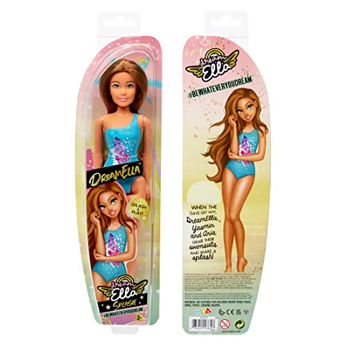 Muñeca Dream Ella Splash 29 cm con traje de baño miniatura 7