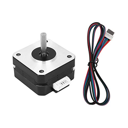 Printer Accessory Reduces Errors, Strong Practicability, 17 Stepper Motor, Alloy, 12V 0.7A with 1m Line, for 3D Printer