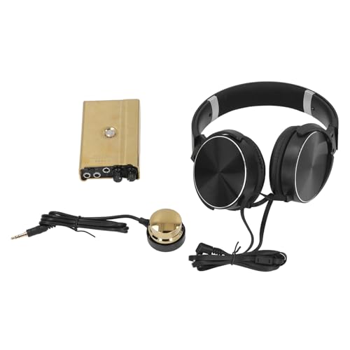 BLACKTK Water Leak Detector Kit, Groundwater Pipeline Leak Detector, Clear Sound Quality, Professional Water Pipeline Detection Tool