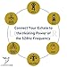LOVETUNER Meditation Tuning Necklace 528 hz Frequency of Love | Mindfulness Device for Anxiety & Stress Relief (Waxed Cord Bronze)