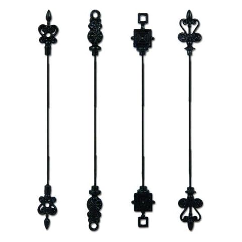 Karen Foster Design 5-Inch Page Pin Ups Baroque Black Cover