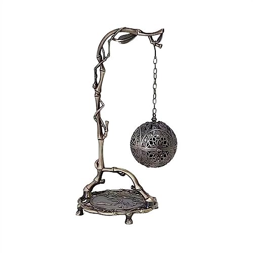 Soportes de Incienso, Quemador de Incienso Colgante Retro, aleación Decorativa de Escritorio, Soporte de Incienso Hueco, Quemador de Incienso Artesanal