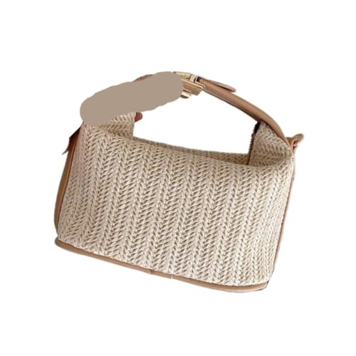 Straw Bag Summer Hand-held Straw Bag Versatile Shoulder Messenger Bag Fashion Handbag Woven Bag Straw Bags