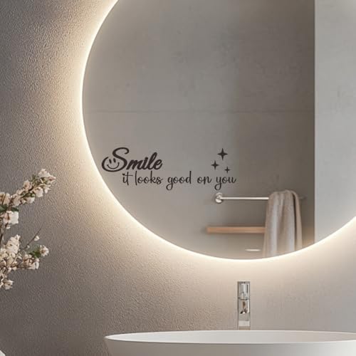 Vinilo adhesivo decorativo con frase motivacional 9x2.9 pulgadas