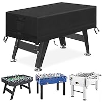 Kovshuiwe 147x132x76cm Foosball Table Cover Outdoor Waterproof Soccer Table Cover Heavy Duty Rectangular Patio Football Game Table Cover