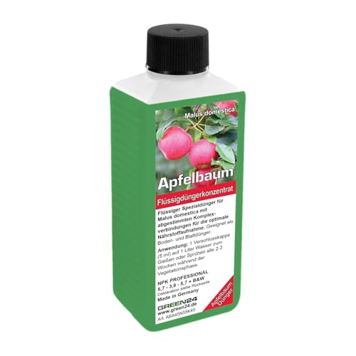 Apfelbaum-Dünger - Malus domestica Flüssigdünger für kräftige Blätter, Blüten- und Fruchtbildung 250ml
