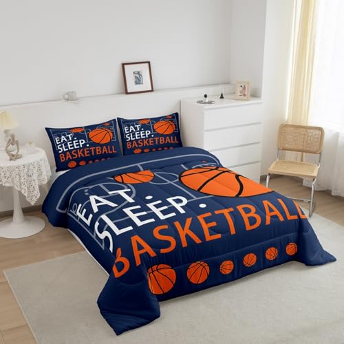 Image of Feelyou Basketball Bedding Set Full Size for Kids