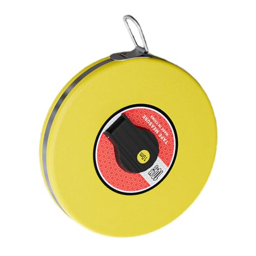 Metro a Nastro in Fibra Vetro Facile Da Usare Con Meccanismo a Rullo Liscio E Doppia Laterale Per Misurazioni Accurate Misurazione Della Costruzione in Fibra Vetro Funzionamento a Righello