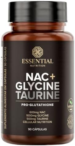 NAC + Glicina + Taurina Essential Nutrition 90 Cápsulas