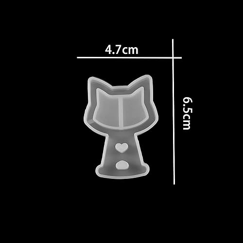 Miniatura 2 de Molde de silicona Kawaii Shaker, moldes de resina epoxi UV, consola de juegos, estrella de pata de gato para bricolaje, llavero, colgante,