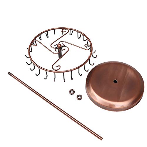 FolvZil Porta Gioielli 23 Ganci Collana Girevole