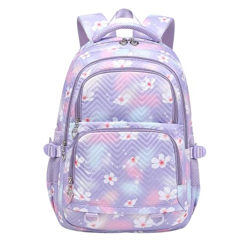 Zaini Scuola Superiore Zaino Media Primaria Ragazza Scolastico Medie Liceo Scuole Per La Secondaria Scolastici Superiori Zainetti viola