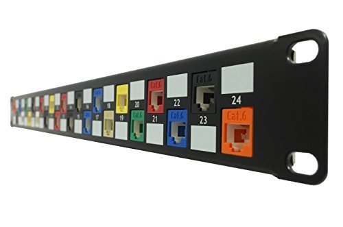 SDPP-24-C6J Cat6 Patch Panel (Special Design, 568A/B, 24 Port)