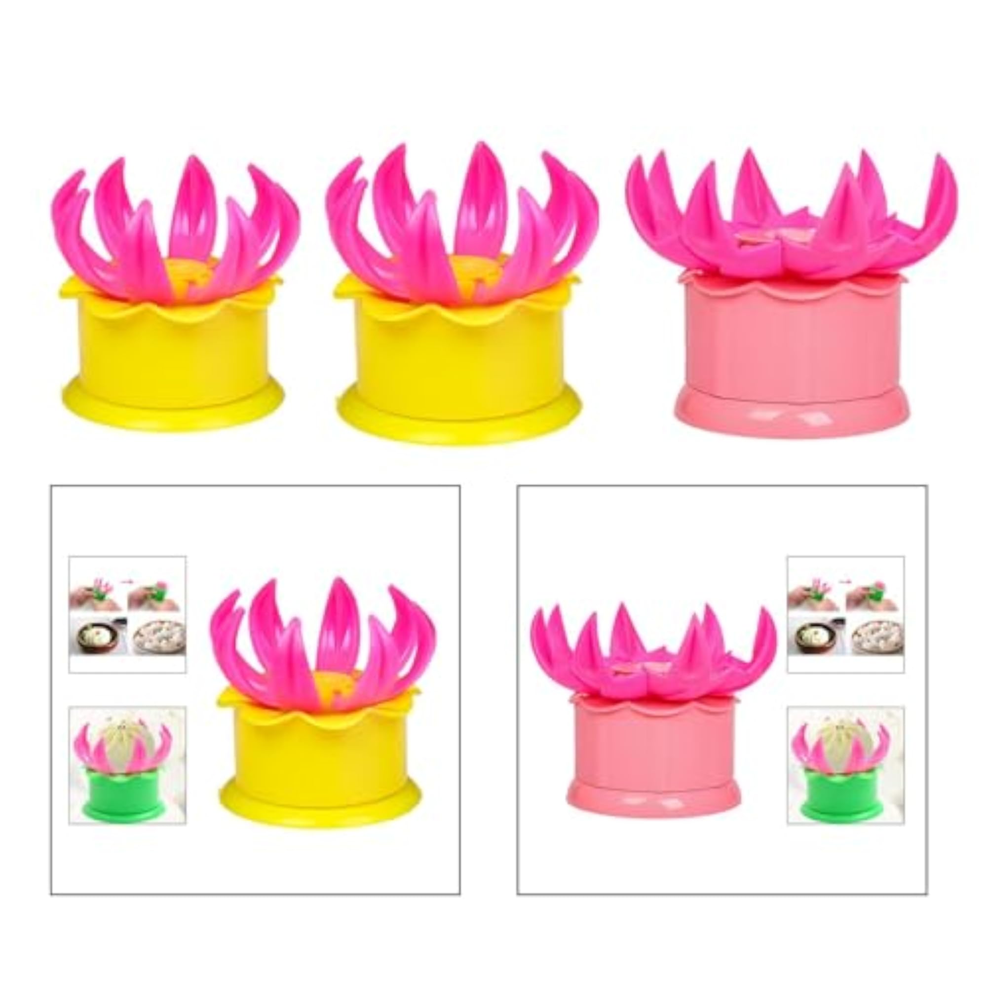 Buns Maker Pastry Cooking Tool, Small Yellow