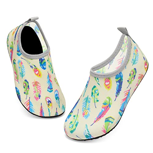 Image of ANLUKE Kids Boys Girls Water Shoes Barefoot Aqua Socks Fast Dry Beach Swim Outdoor Sports Shoes for Toddler