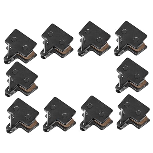 VALICLUD 5組 マウンテンバイク対応耐摩耗性ブレーキパッド 半ハーフプレート設計 安定した制動力と静音性能 自転車ディスクブレーキ交換用