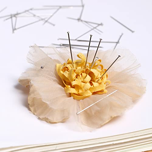 3000pcs 1 Inch Sewing Pins, Head Pins Fine Straight Satin Pin for Quilting Crochet Dressmaker Jewelry Crafts Sewing Projects