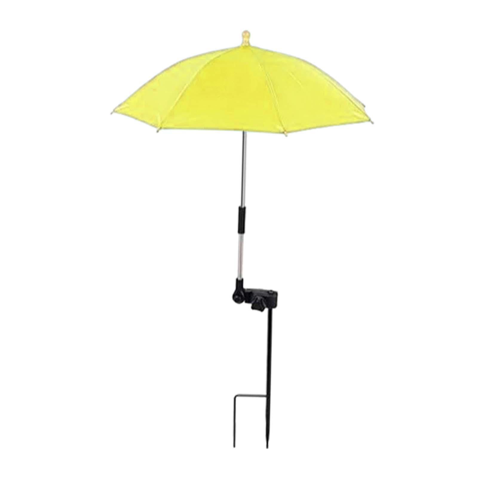 CALANDIS™ Plant Umbrella Rainproof Multifunctional Ground Plug Lightweight Shade Cover Yellow | Umbrellas | Garden Structures & Shade | Yard, Garden & Outdoor Living-image-47