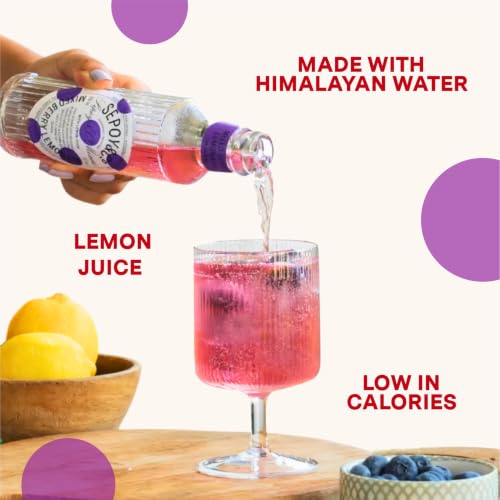 Image of SEPOY & CO. Mixed Berry Lemonade, Premium Cocktail Mixer, Made with Natural Berries & Lemons, Low Calorie, Sparkling Lemonade Mocktail, Pack of 12 X 200 ml