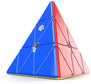 GAN Pyraminx 36 Magnets, Speed Magnetic Pyramid Puzzle Stickerless Triangle Cube (Standard)